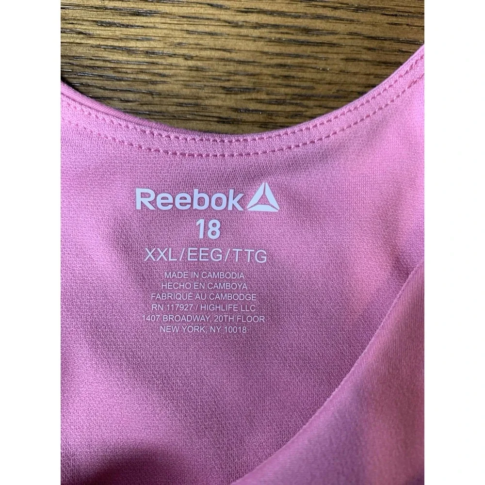 Reebok Girls Training Active Tank Top and Layered Shorts 2-Piece Set NWT